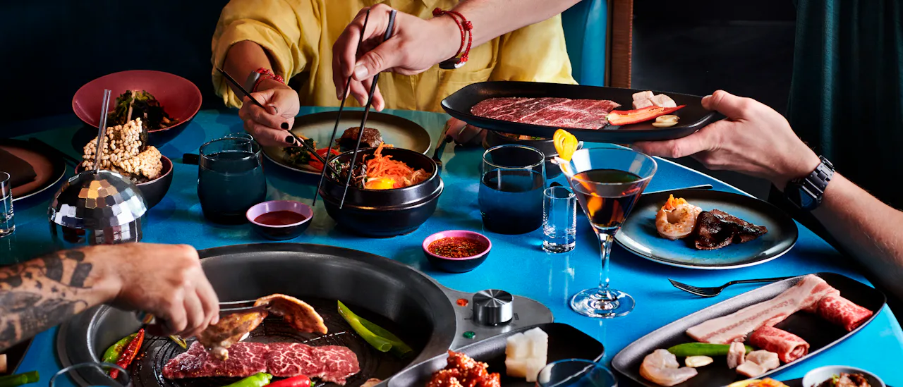 Gunbae Grill is a korean BBQ restaurant