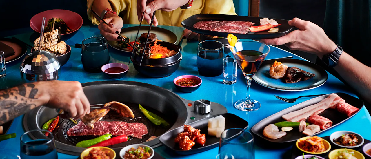 Gunbae Grill is a korean BBQ restaurant