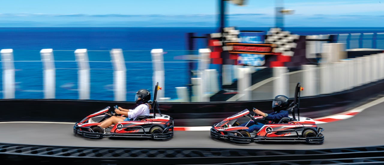 Go for a go-cart ride between exciting destinations