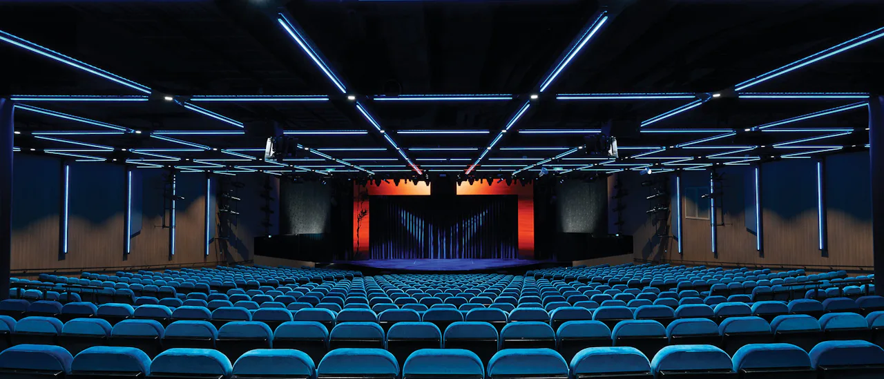The Bliss Theatre is a stunning venue offering world-class entertainment