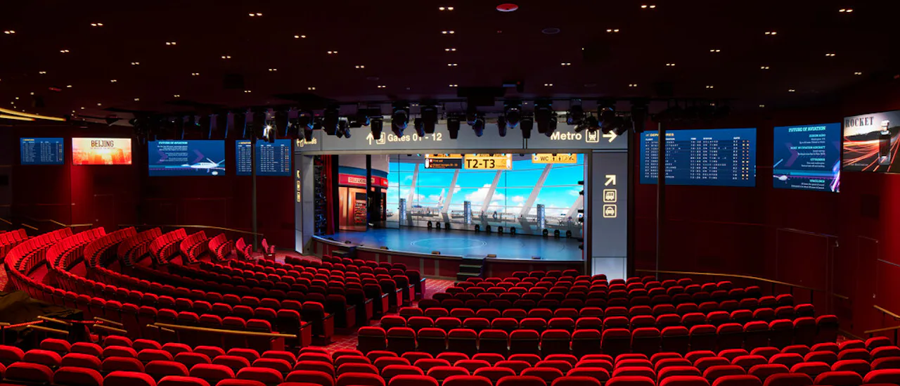 Enjoy fabulous family shows in the two-tier Headliner’s Theatre