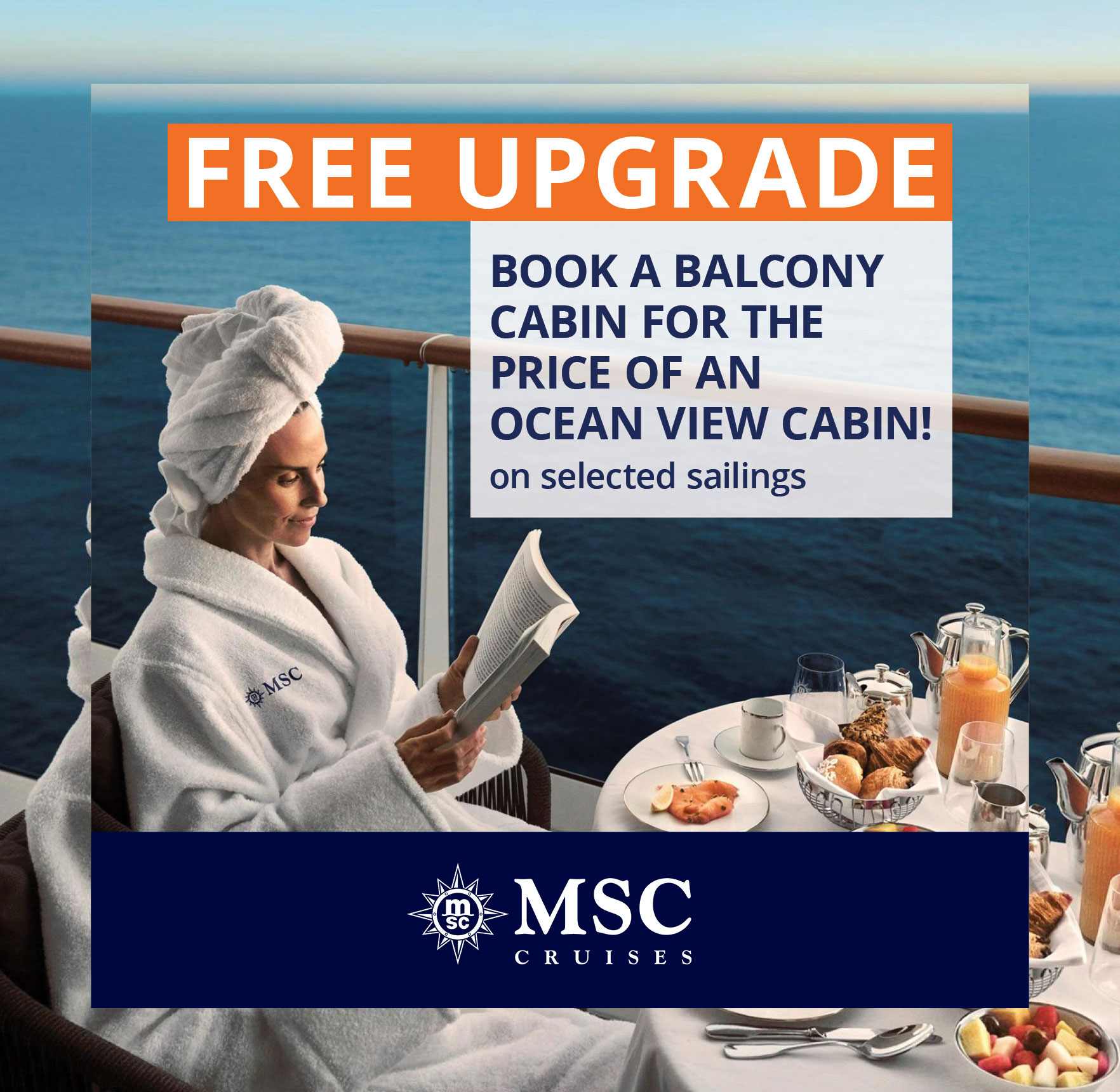 FREE BALCONY UPGRADE