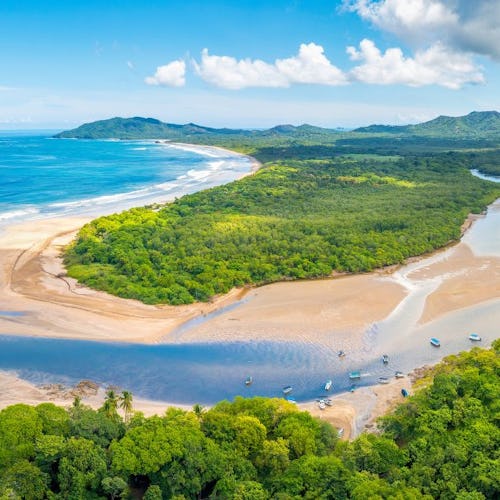 Tamarindo Beach and Estuary, Guanacaste, Costa Rica