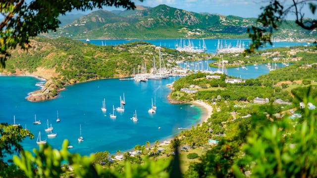 English Harbour and Nelsons Dockyard in Antigua