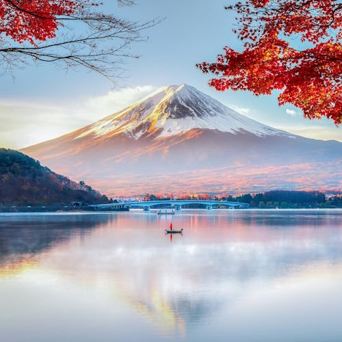 View of Mt Fuji in Japan