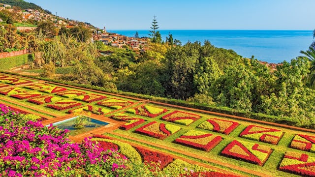 Botanical garden in Funchal, Madeira
