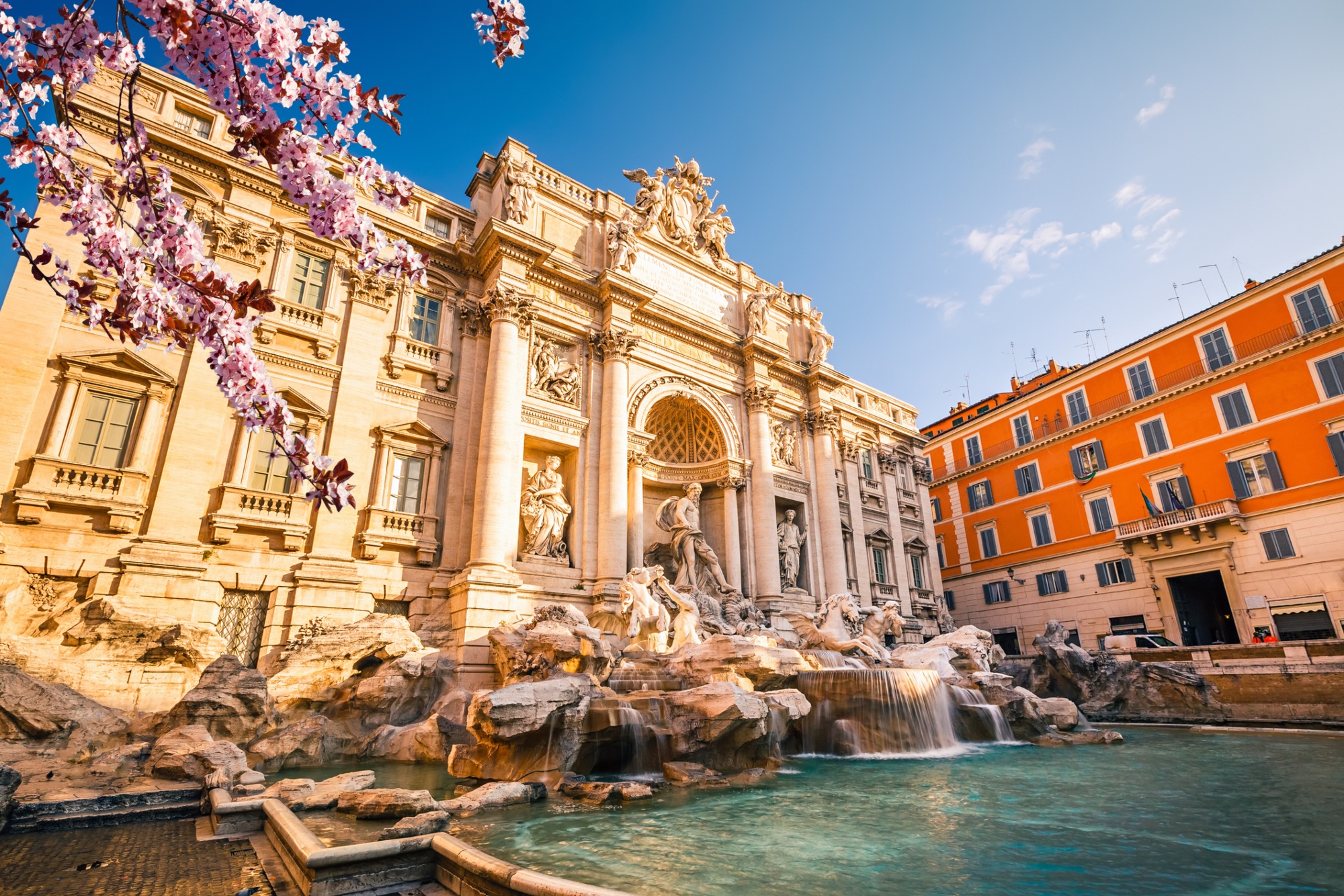Fountain di Trevi in Rome, Italy