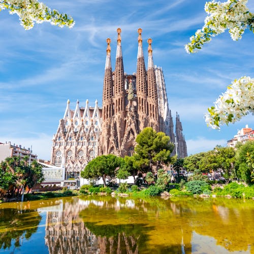Sagrada Familia Cathedral in Barcelona, Spain