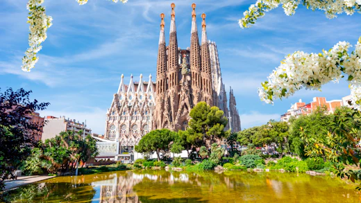 Sagrada Familia Cathedral in Barcelona, Spain