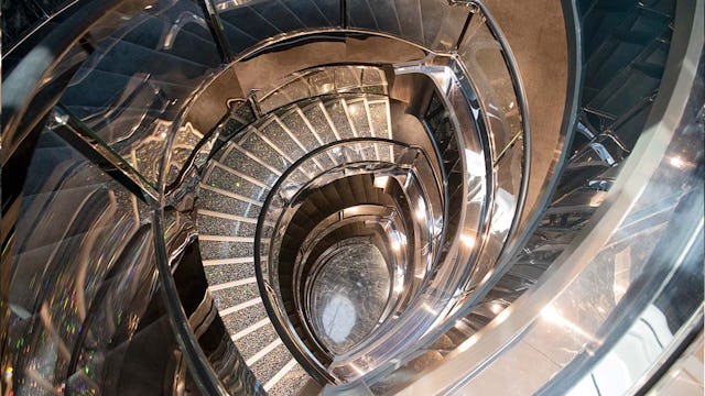 MSC Virtuosa Spiral Staircase