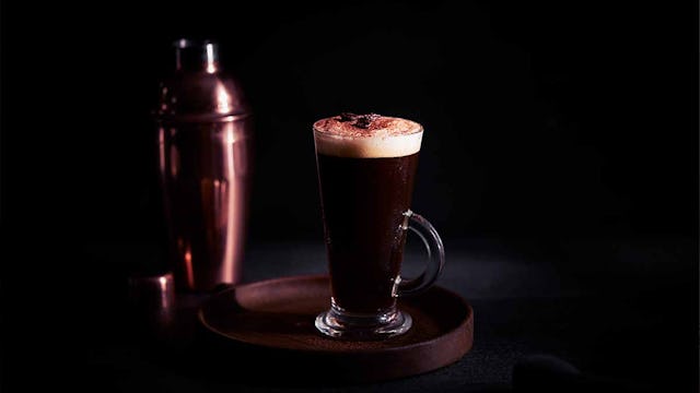 A Maple Mocha Coffee from The Glass House on P&O Cruises