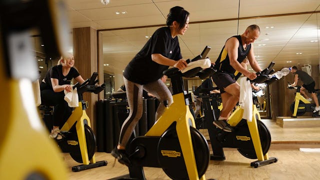 Spin Class on board P&O Cruises
