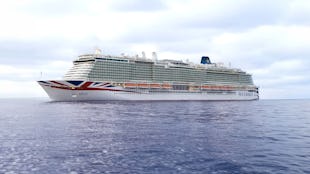 P&O Cruises Cruise Ship Arvia at Sea