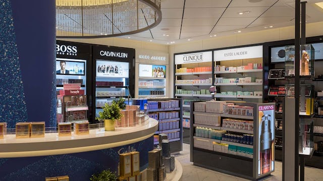 The Avenue shopping on board Arvia