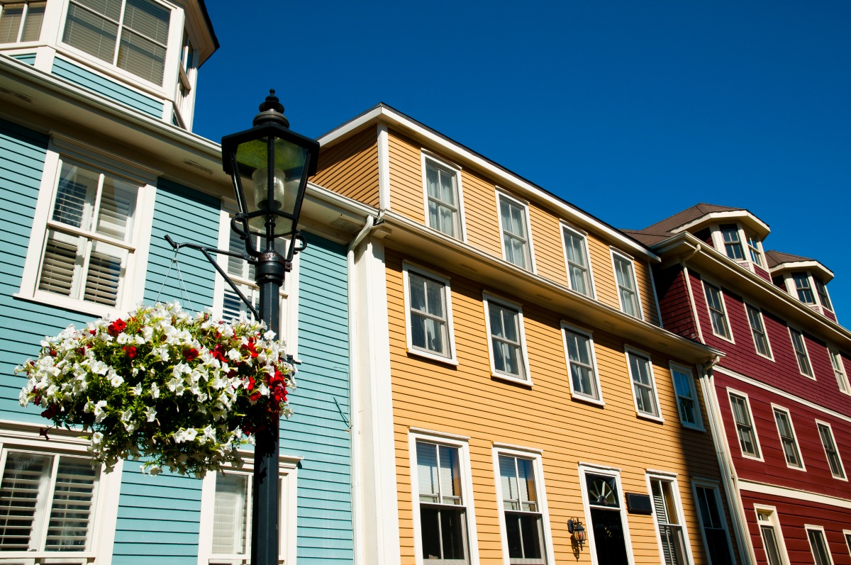 Colourful Buildings on Great George St - Charlottetown