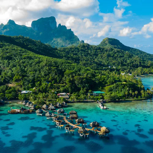 Bora Bora aerial view