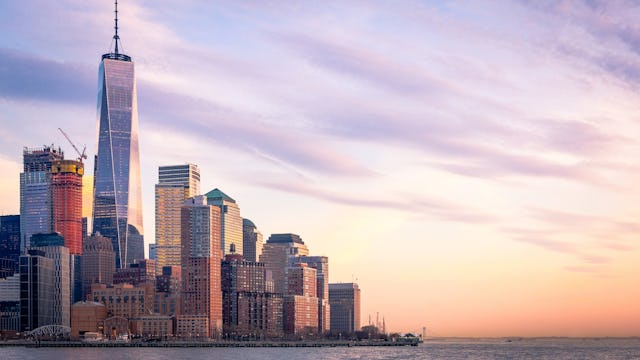 Freedom Tower and Lower Manhattan