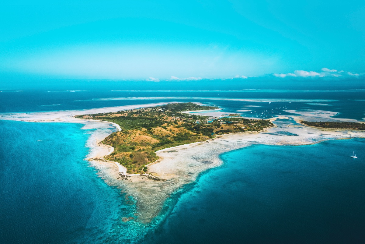 Coral reefs and beaches in Fiji
