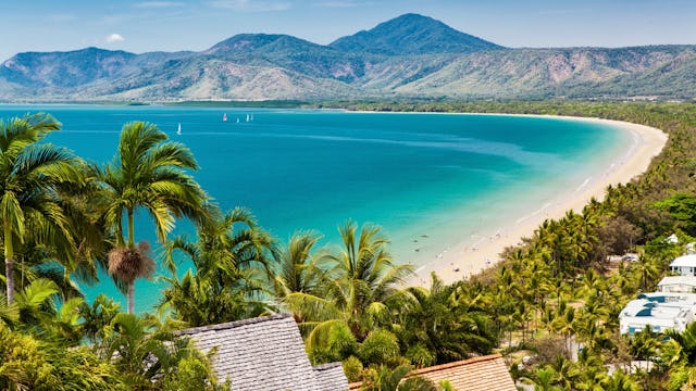 Port Douglas, Queensland beach on a sunny day