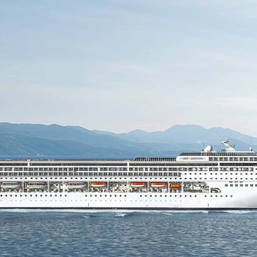 MSC Armonia Cruise Ship at sea