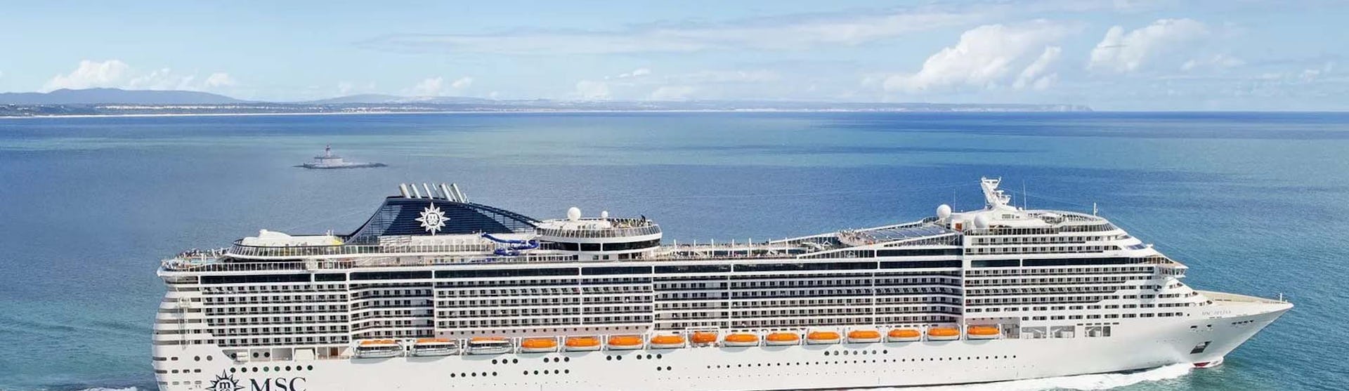MSC Divina Cruise Ship at sea