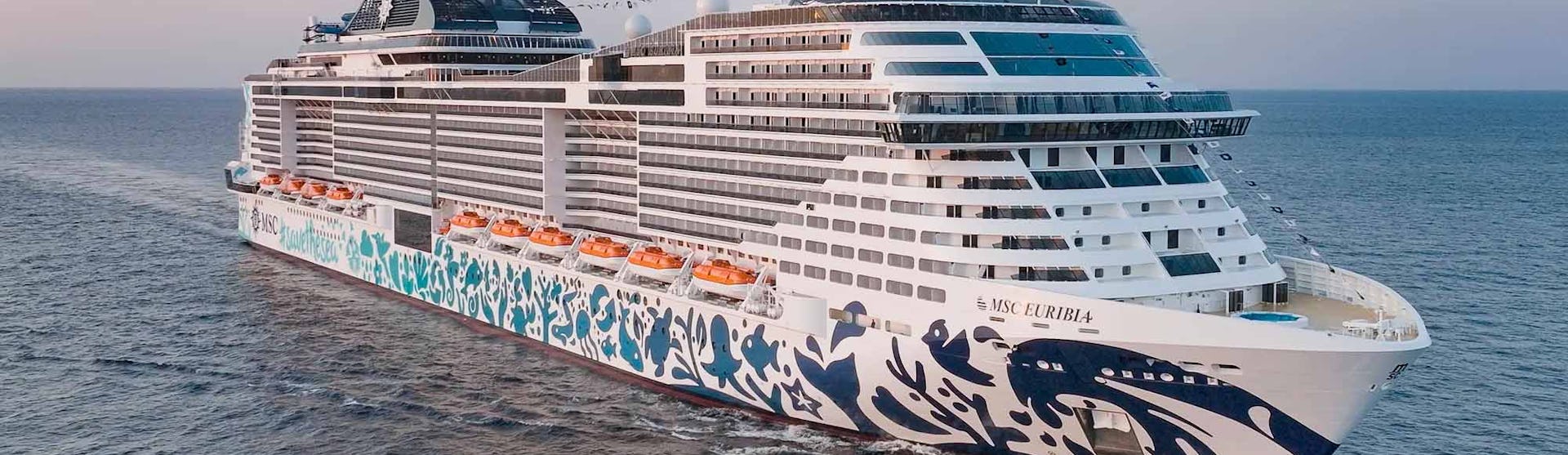 MSC Euribia Cruise Ship at sea