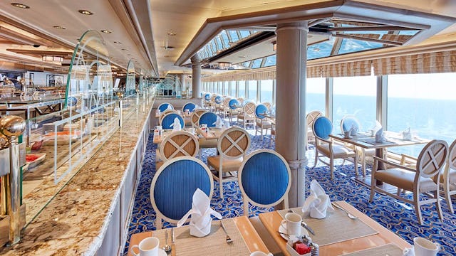 Cunard Lido Restaurant Dining