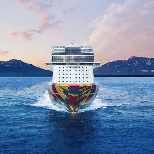 Norwegian Encore at sea