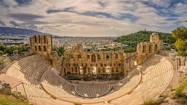 Acropolis in Athens, Greece, Mediterranean