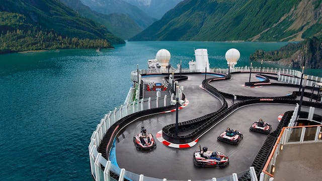 Norwegian Cruise Line Go Kart Racing Track