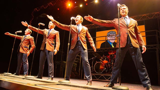 Jersey Boys being performed on board Norwegian Bliss