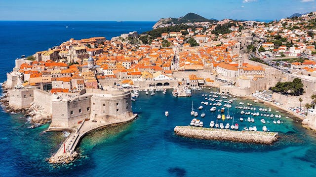 Dubrovnik a city in southern Croatia fronting the Adriatic Sea, Europe.