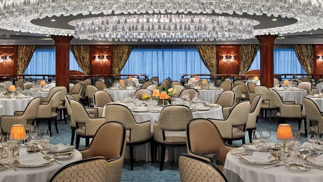 Grand Dining Room on Oceania ship