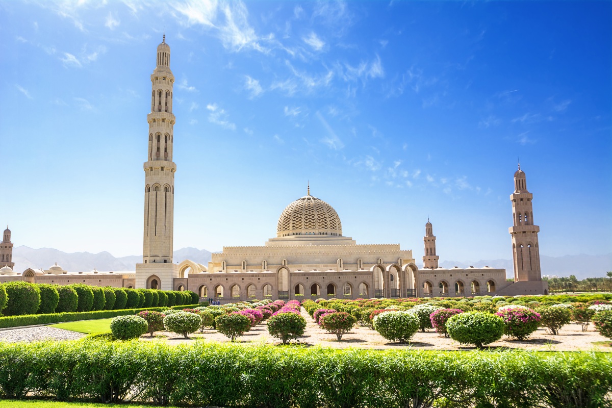Gardens and the Muscat Grand Mosque