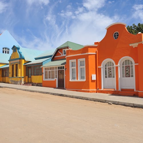 Houses in Luderitz, Namibia