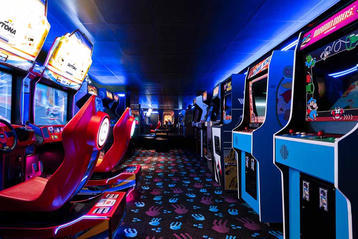 Cruise ship Arcade Room