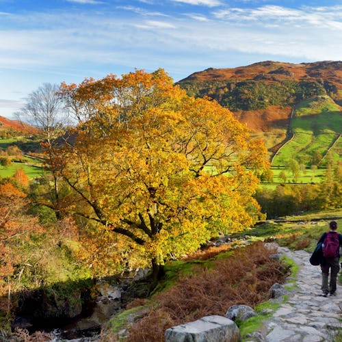 Autumn hike on a British Isles cruise
