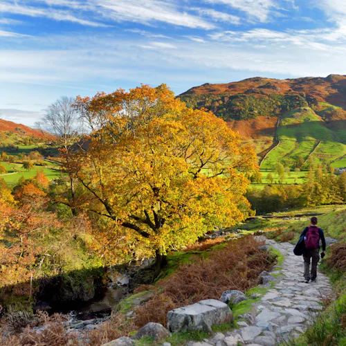 Autumn hike on a British Isles cruise