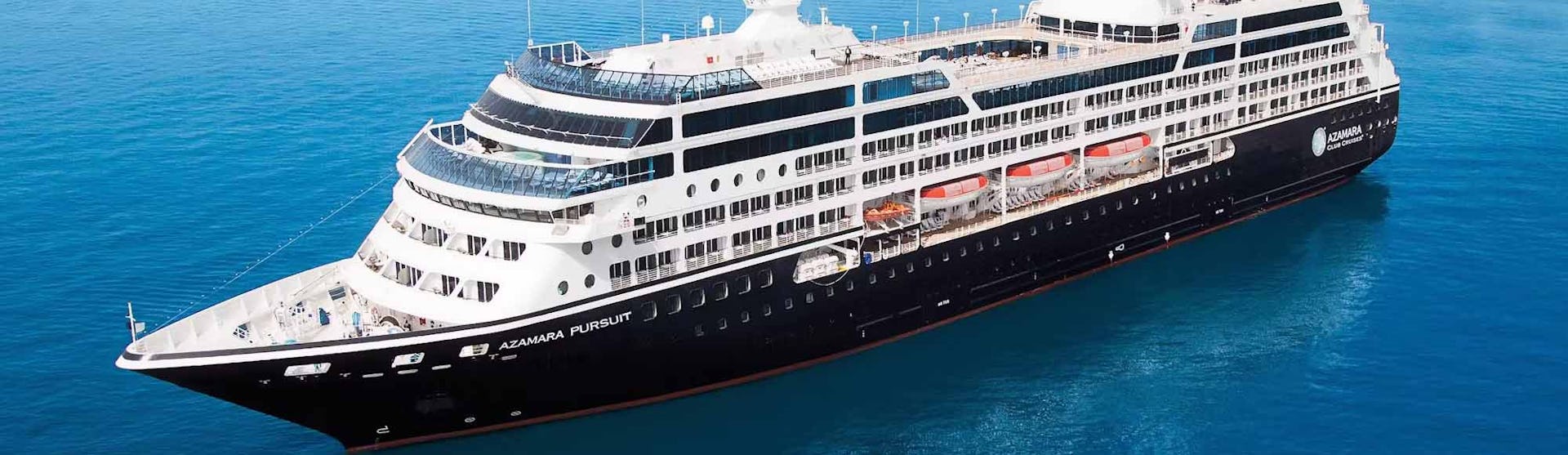 Azamara Pursuit Cruise Ship at Sea