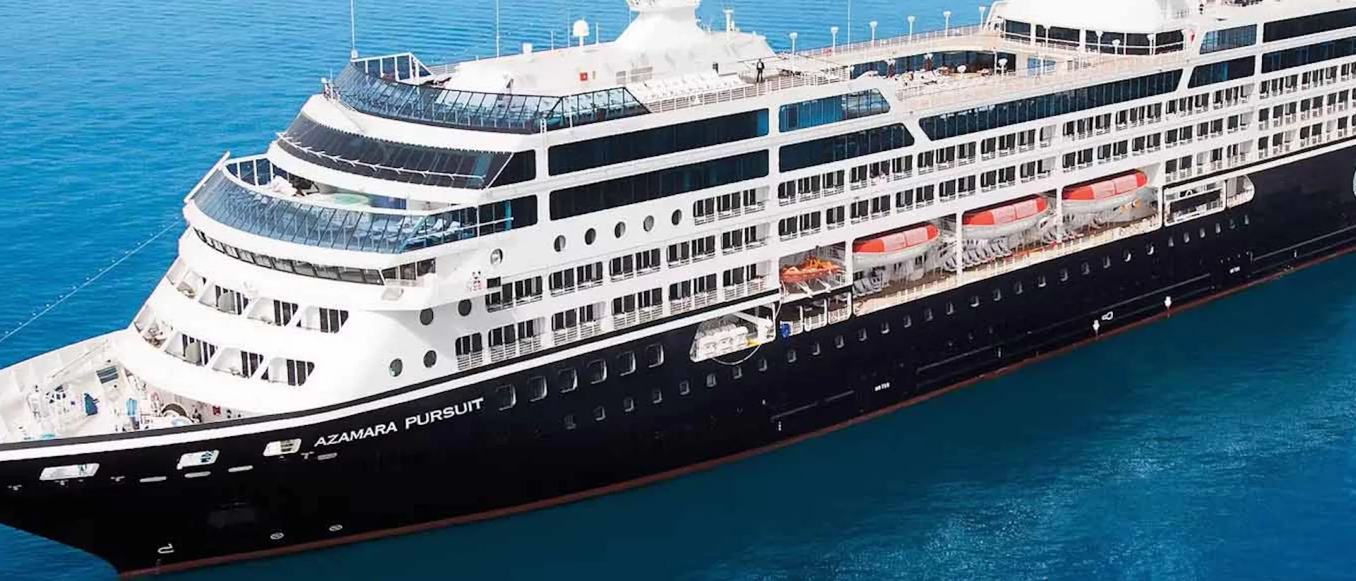 Azamara Pursuit Cruise Ship at Sea