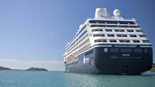 Azamara Quest Cruise Ship at Sea