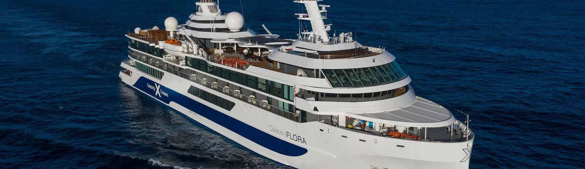 Celebrity Flora Cruise Ship at sea