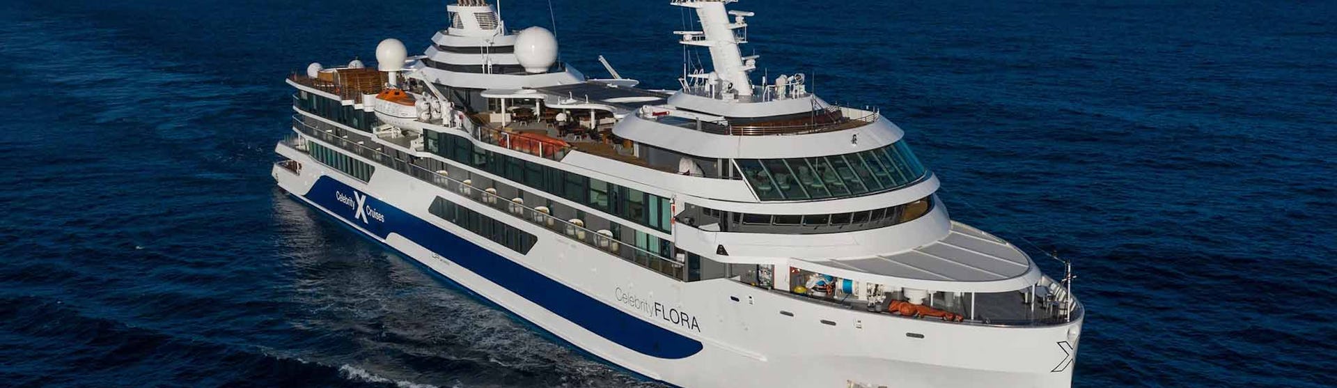 Celebrity Flora Cruise Ship at sea