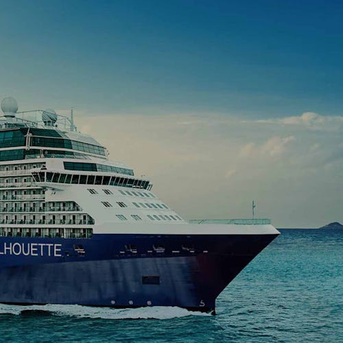 Celebrity Silhouette cruise ship at sea