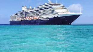 Holland America's cruise ship Eurodam at sea