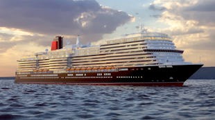 Cunard's Queen Anne cruise ship at sea