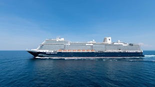 Holland America Nieuw Statendam cruise ship out at sea