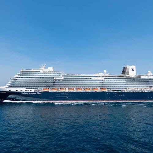 Holland America Nieuw Statendam cruise ship out at sea