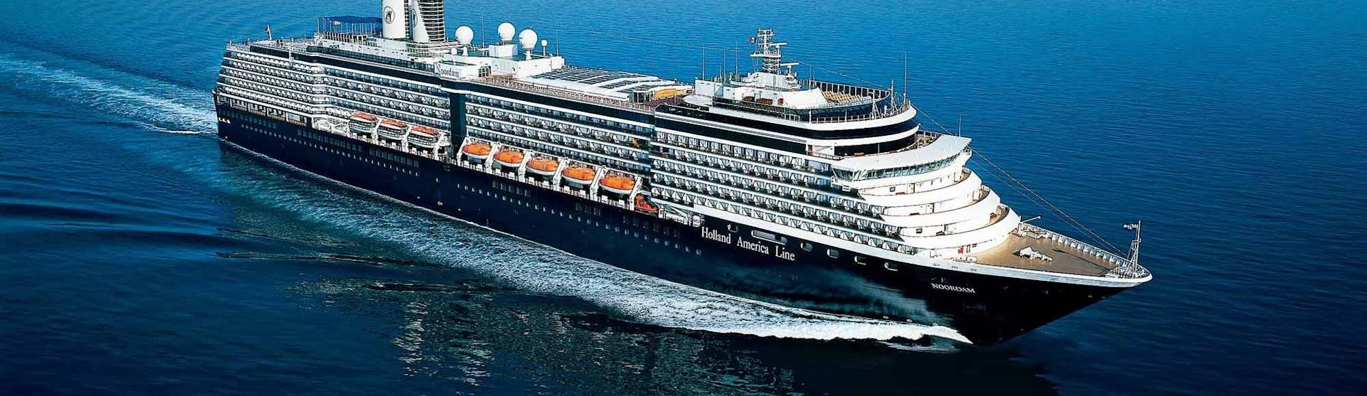 Holland America Noordam cruise ship at sea