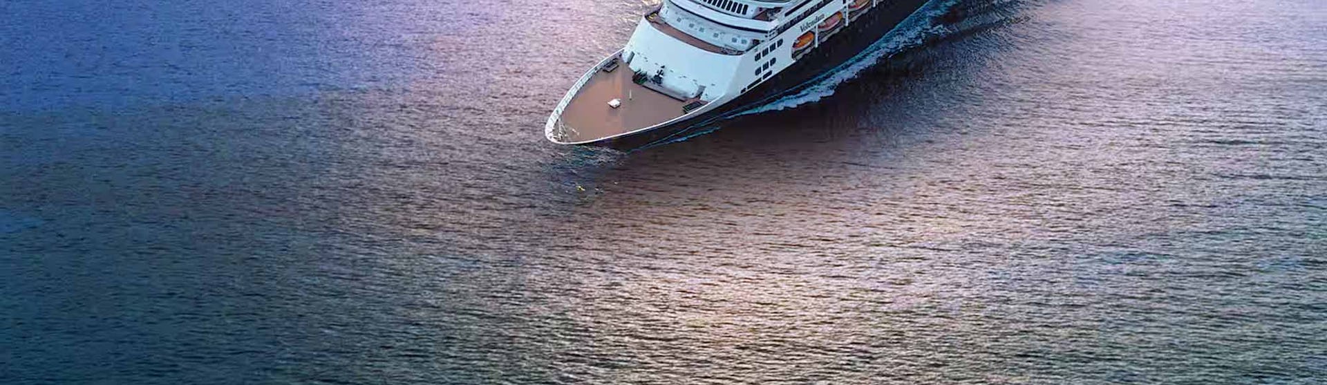 Holland America Cruise ship Volendam on the ocean